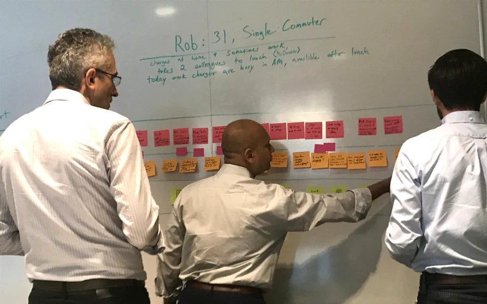 Journey mapping with the BMW eMobility team, 2018