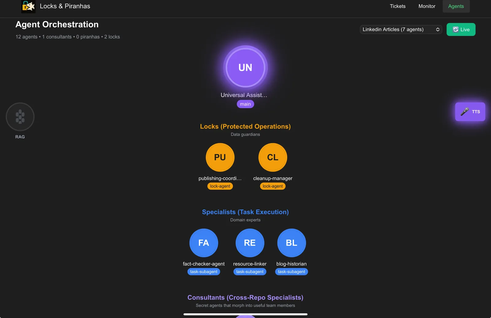 Agent orchestration