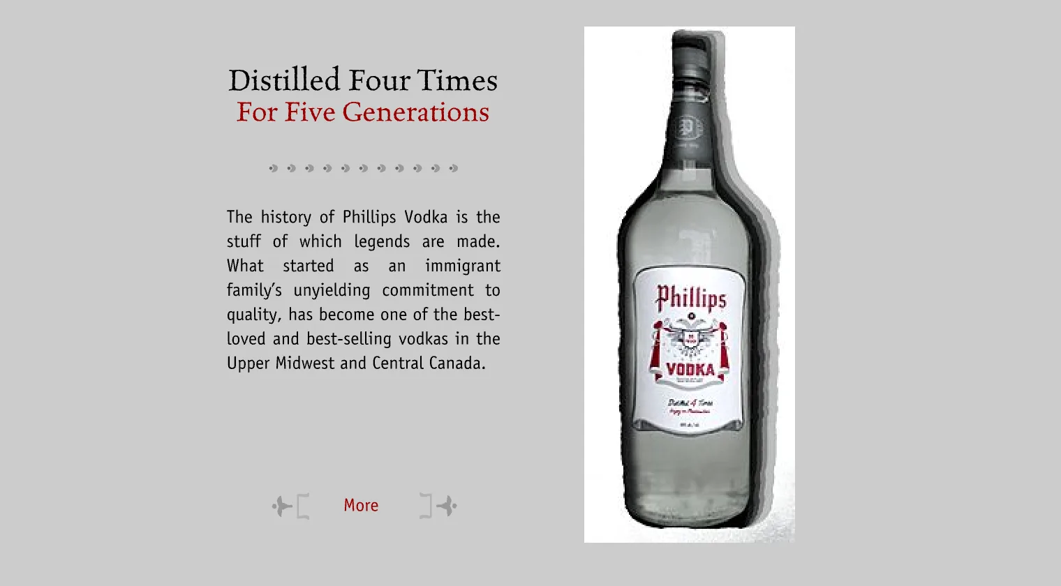 Phillips UV Vodka, home
